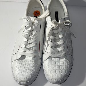 Tommy Hilfiger Tennis Sneakers White and Navy Size 11